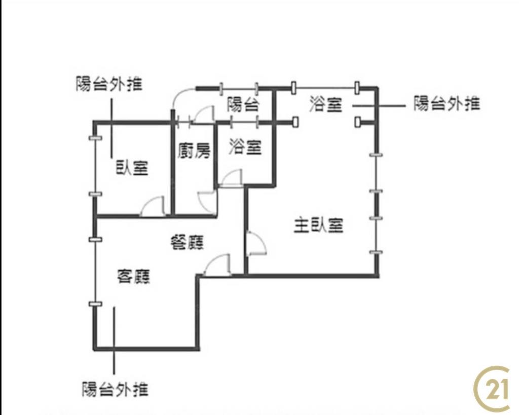 (112)蘆洲捷運稀有高樓層景觀2房 