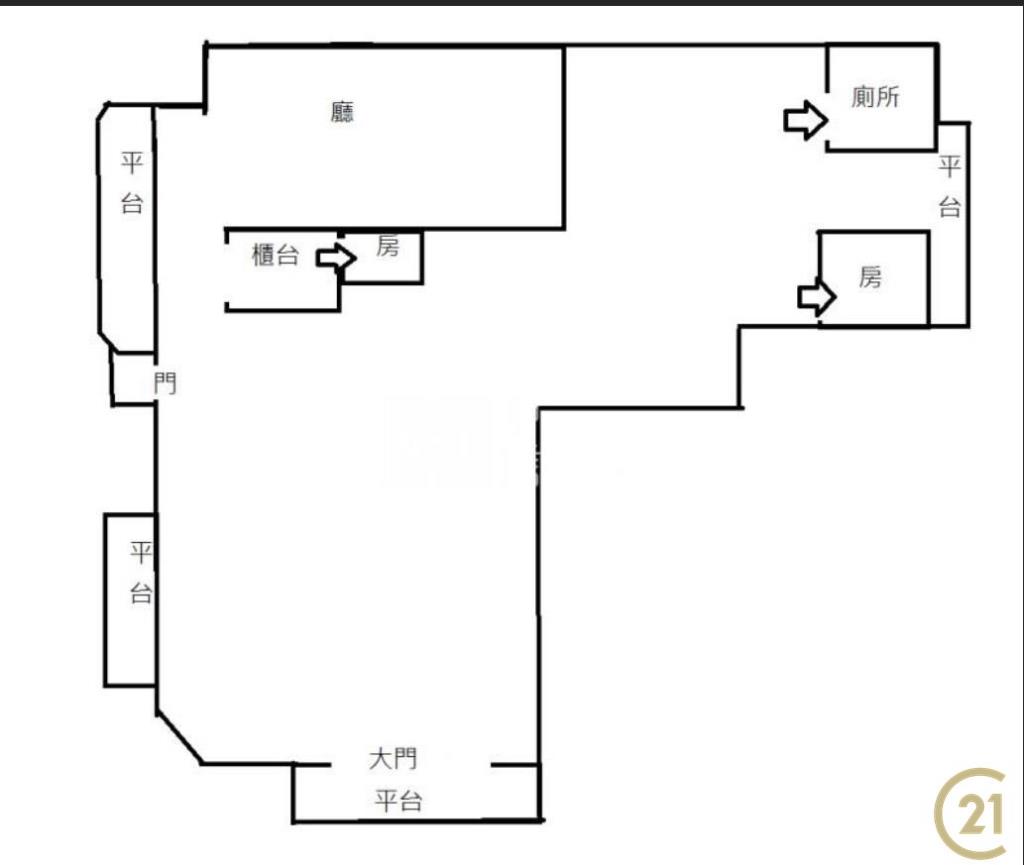 (076)榮星三角窗金店面