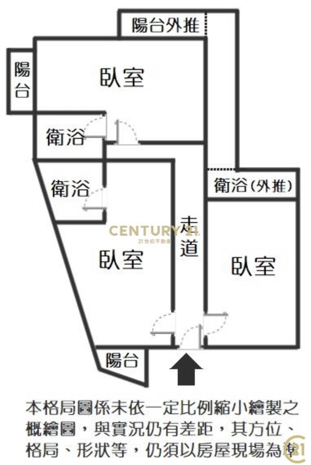 (086)士林捷運邊間3樓公寓