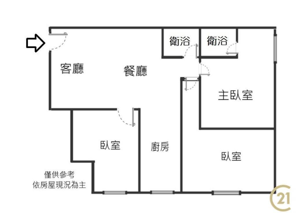 (280)漢陽麗景電梯3房