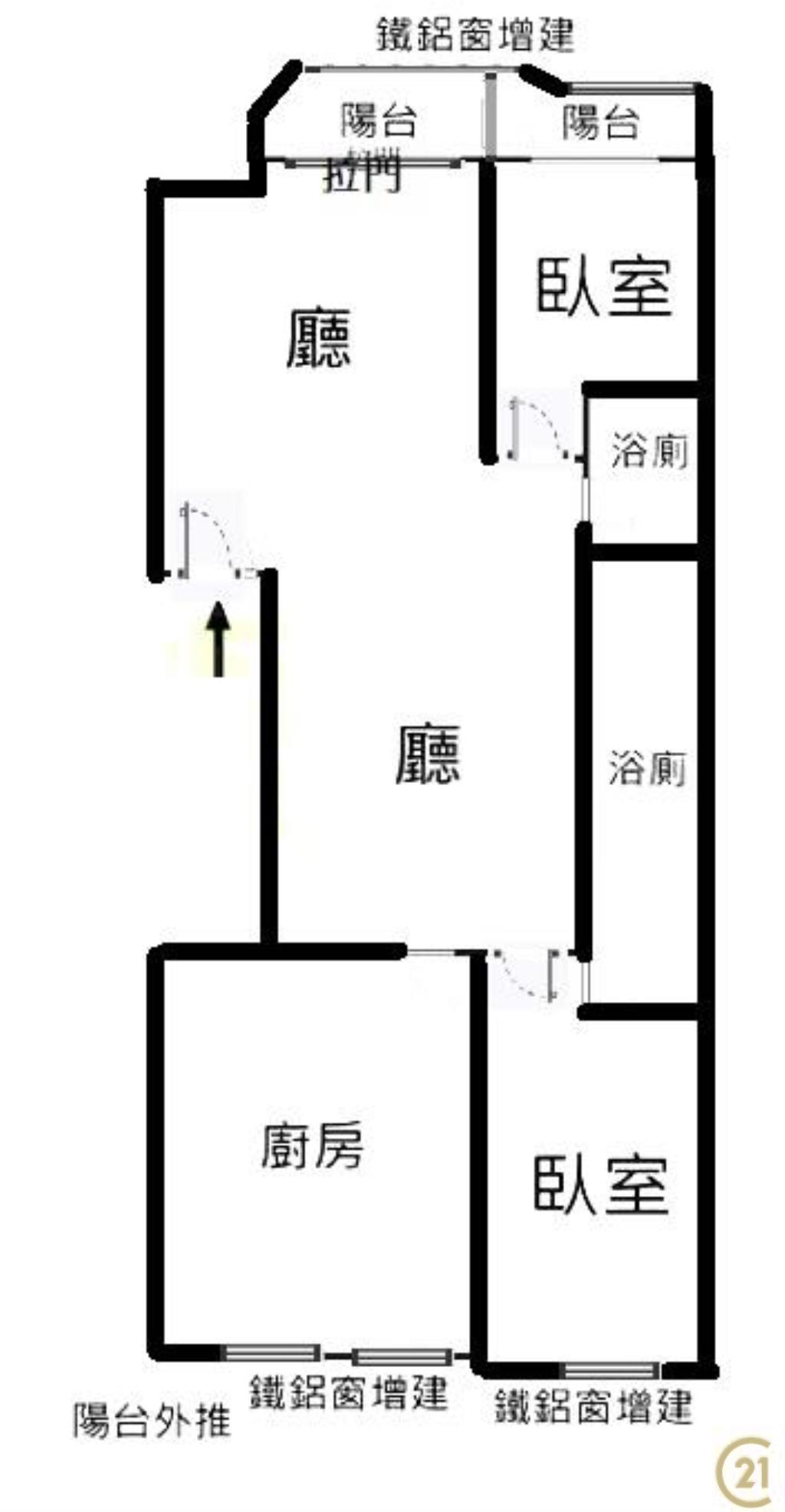 (278)雙連馬偕黃金3樓精裝屋