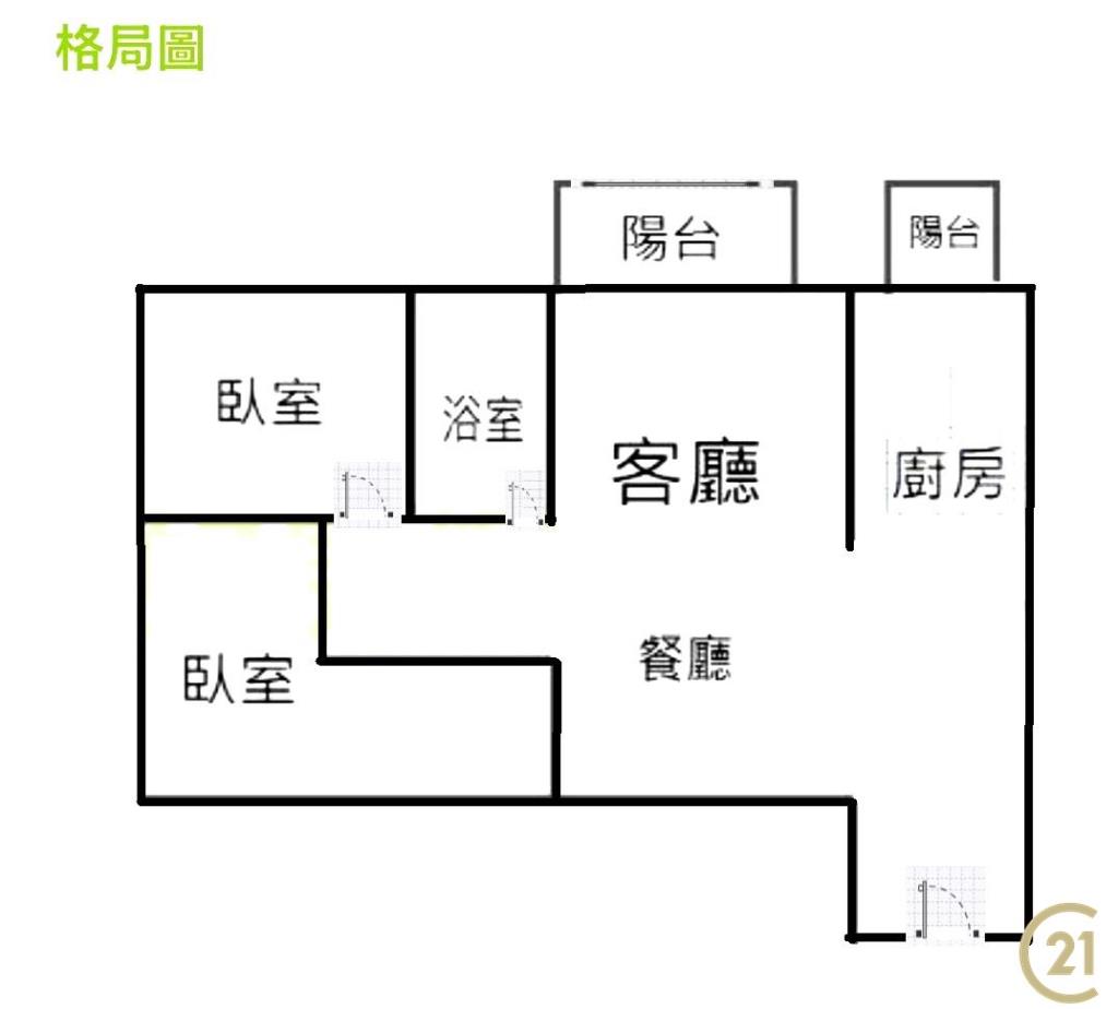 (084)星河繪兩房平車