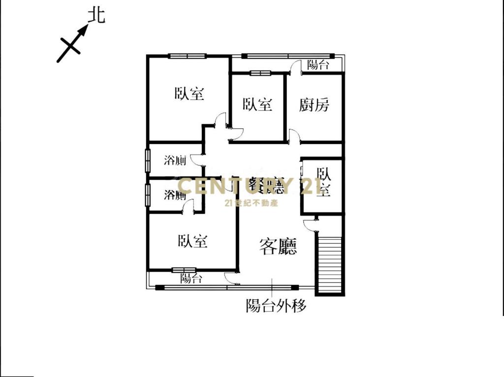 美國學校公寓2樓