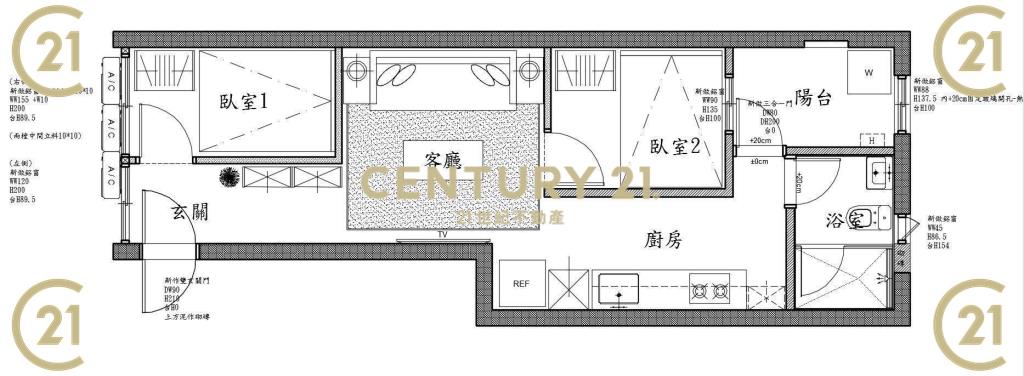 台北橋站低總美兩房