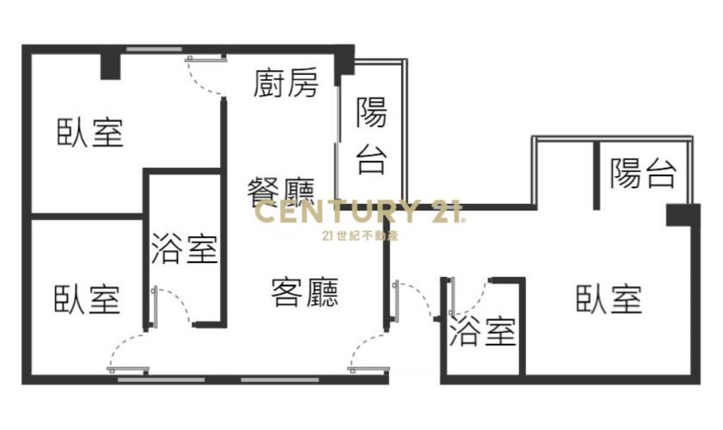 中壢A22收租電梯兩房+套房