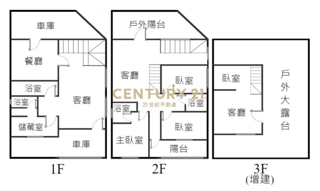 八德三面採光大地坪透天