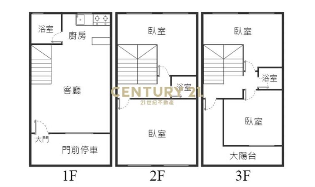 金陵路門前停車4房透天