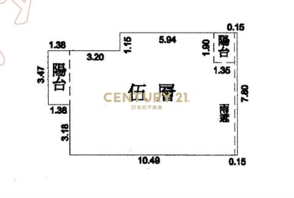 大竹市區旁景觀三房