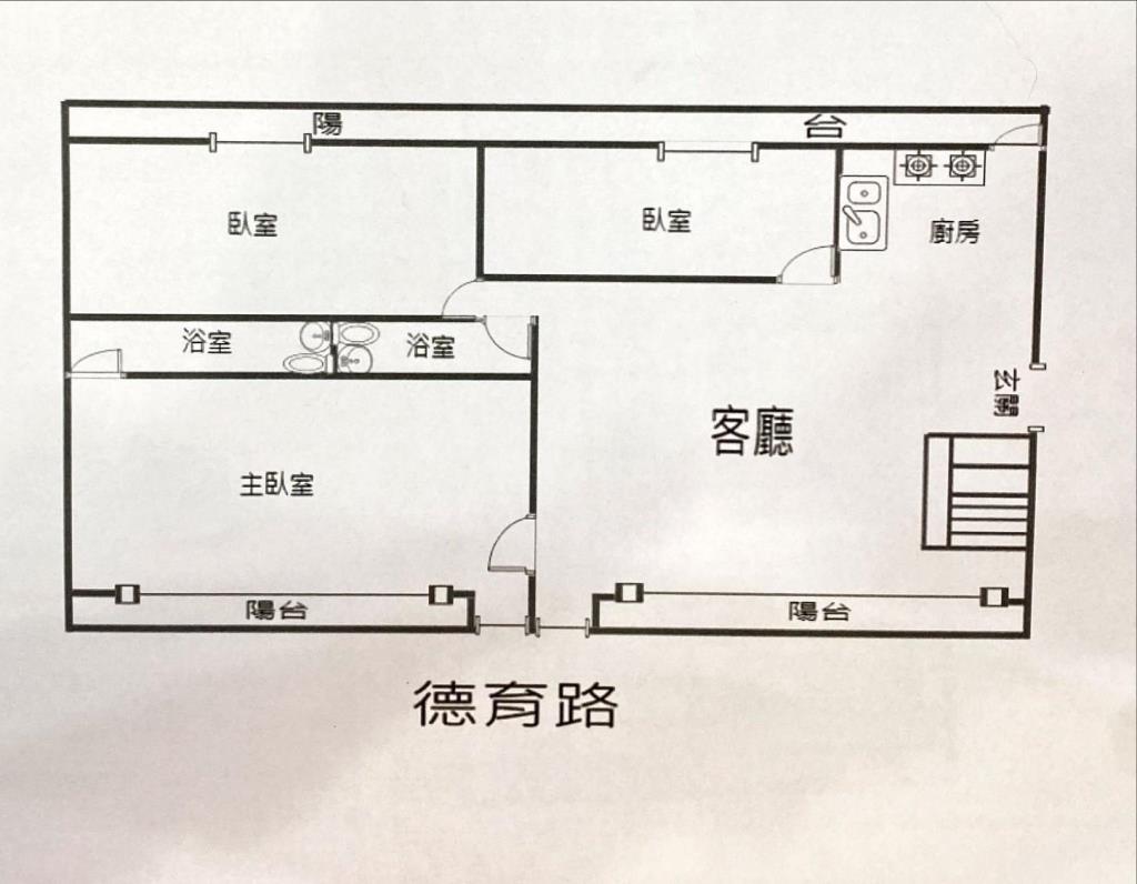 平鎮區公所景觀美3房