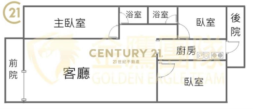 近青埔全新裝潢低總價一樓3房車