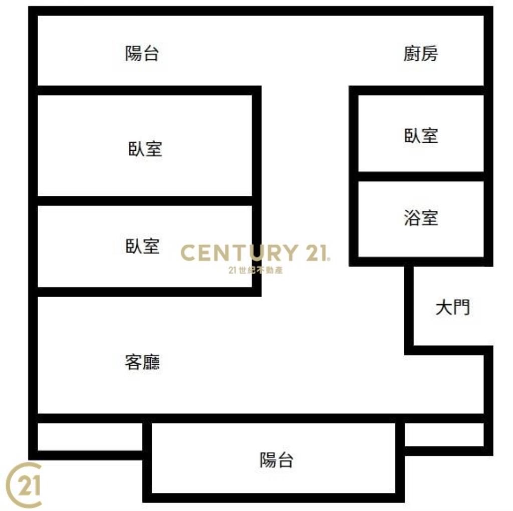 慈文力行商圈3房公寓