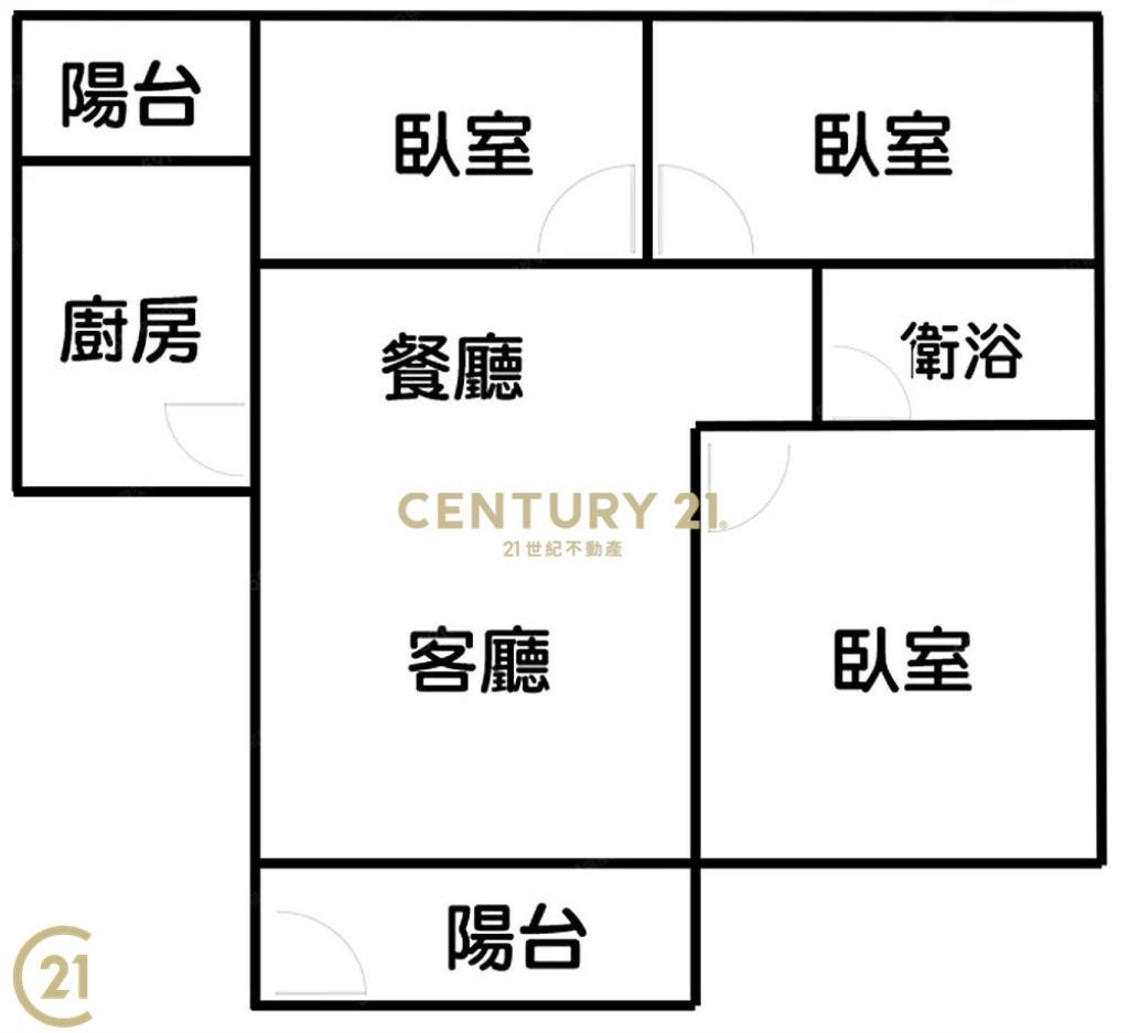 大竹商圈全新整理3房公寓