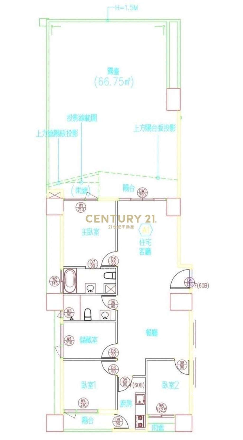 林口帝王宅四房大露台雙車位