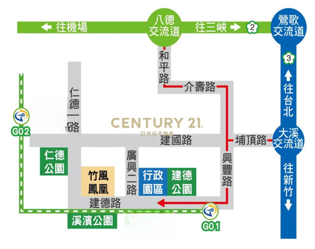 八德竹風3+1房邊間平車