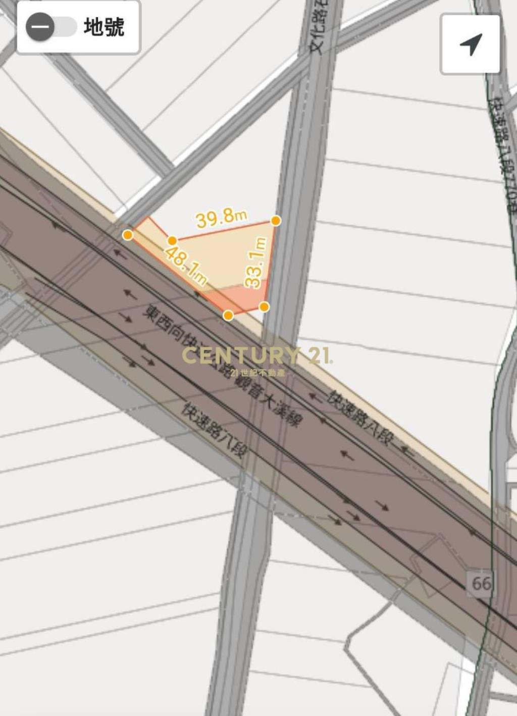 觀音正66快速道路旁角地