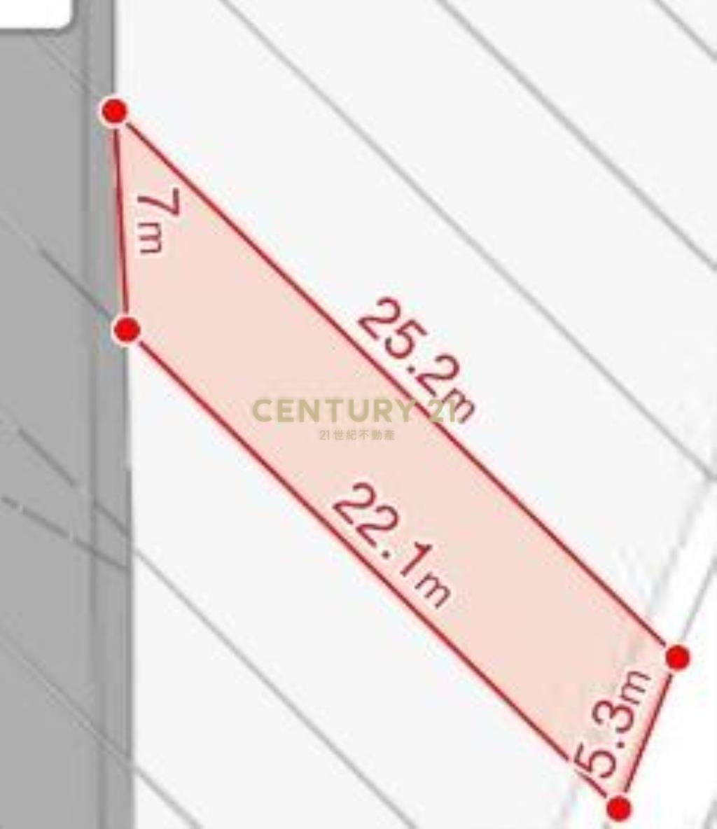 新屋市區雙面臨路稀有面寬建地