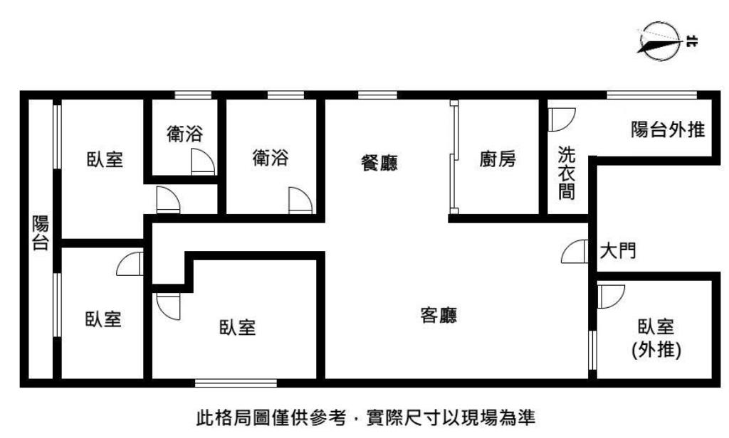 【向陽團隊】桃園中路特區4房+平面車位