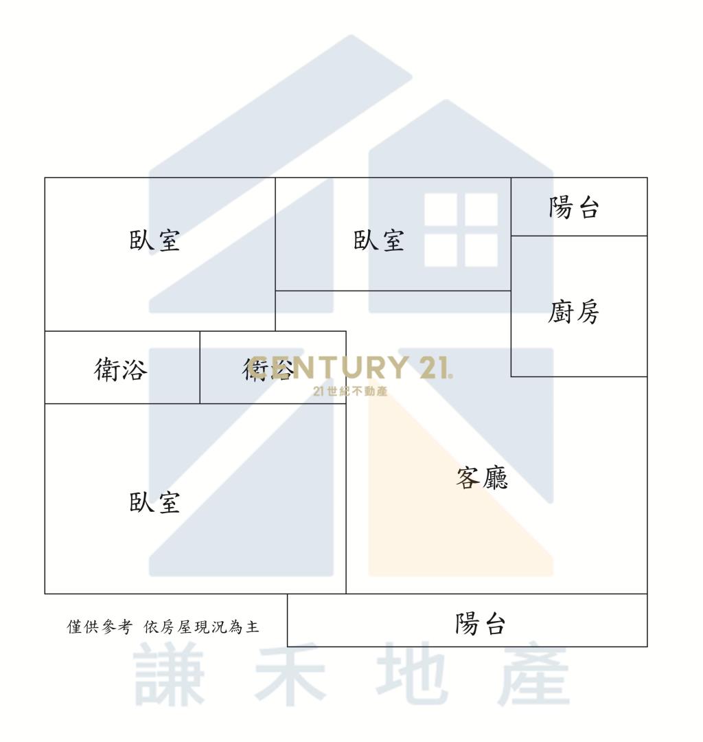 大園整新美寓三房