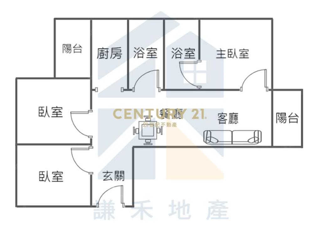 近埔心車站裝潢美三房車