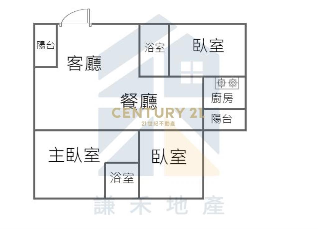 中壢後站整新三房