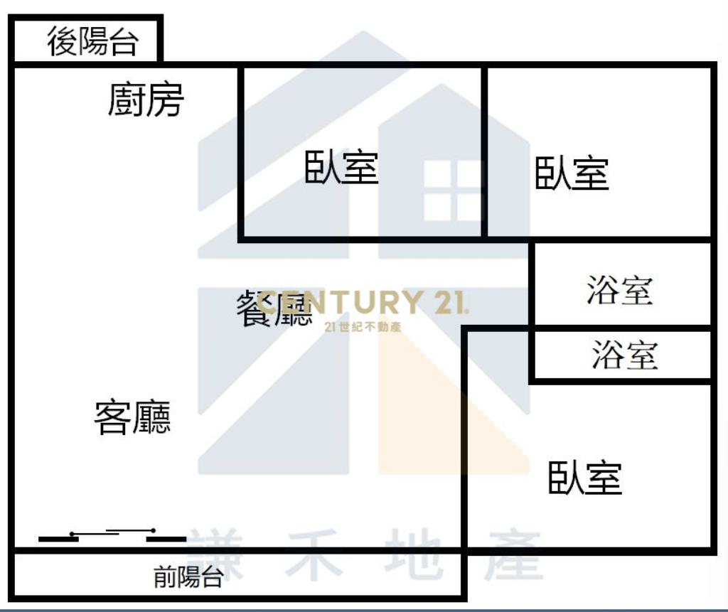 龍潭市中心雙龍國小景觀美三房車