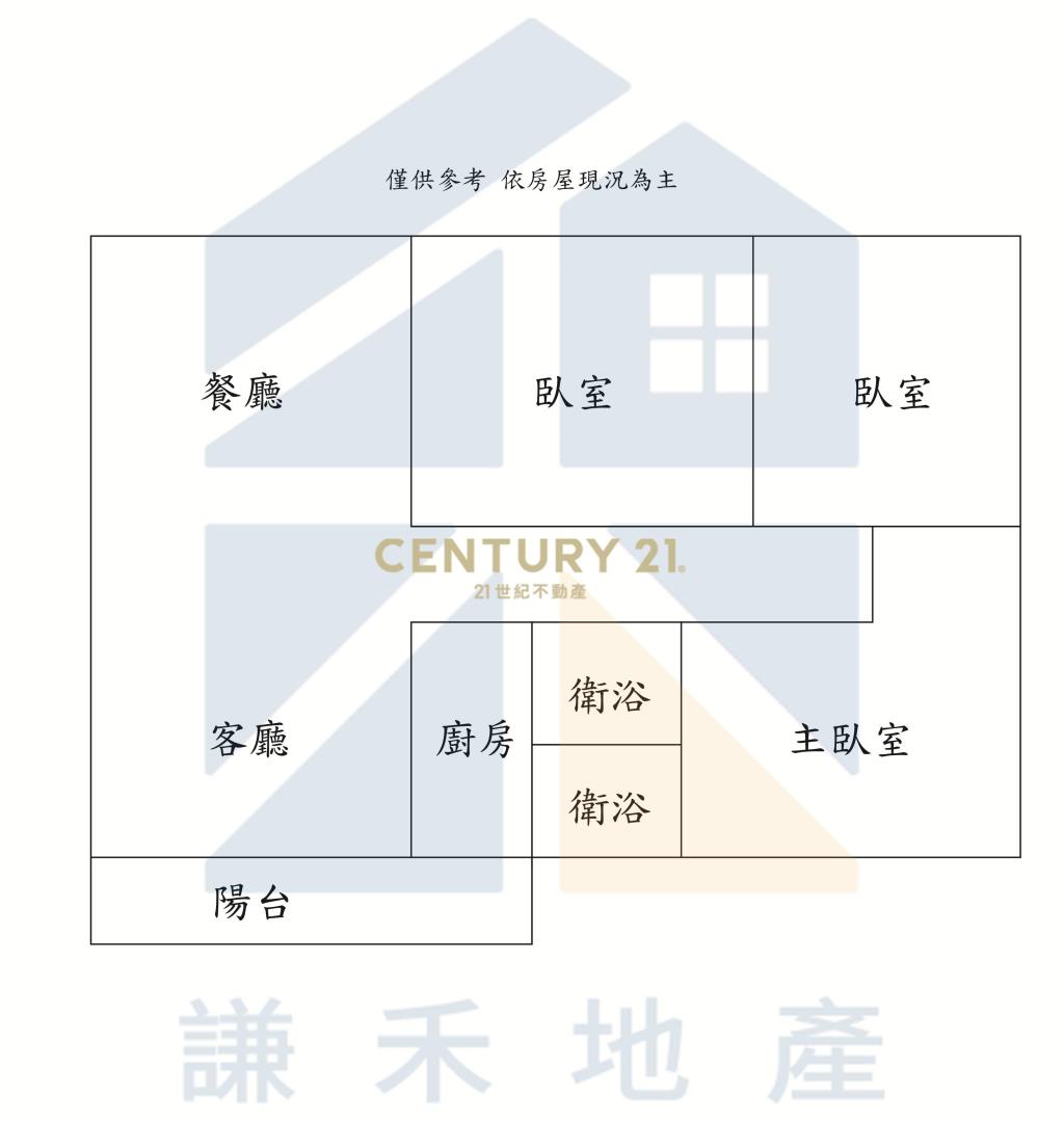 文化商圈景觀三房+車