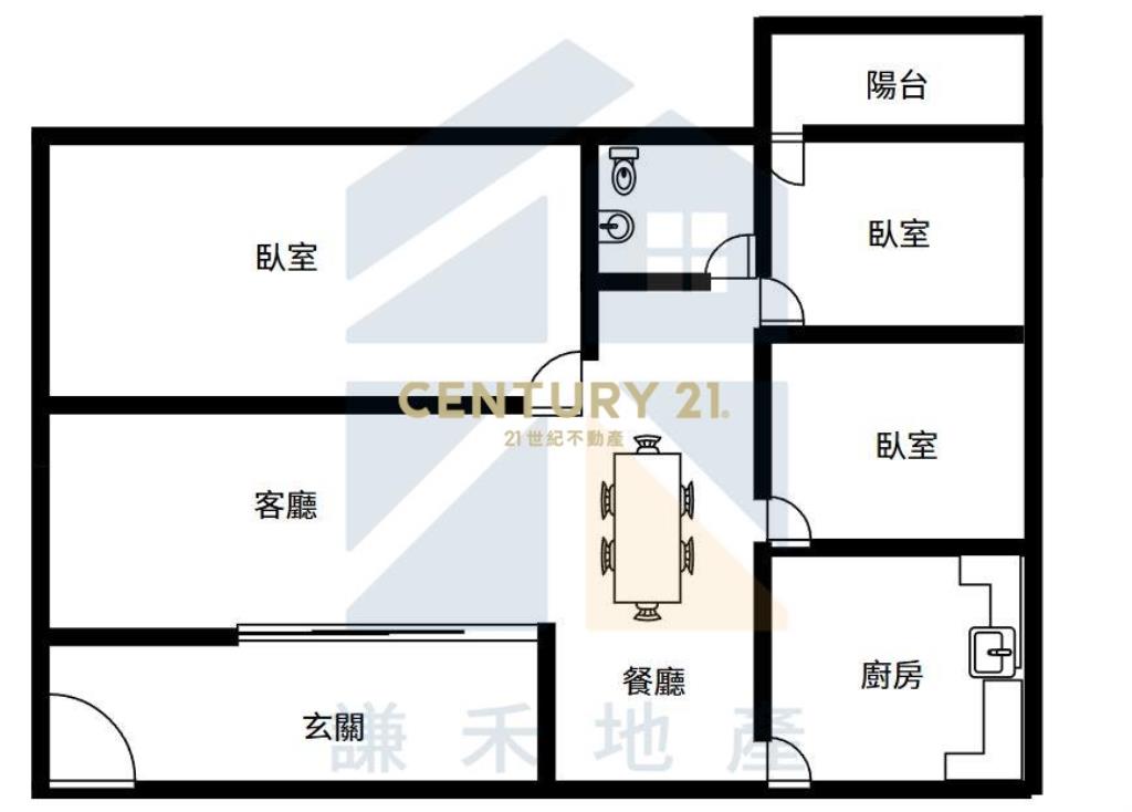 平鎮中悅桂冠三房車