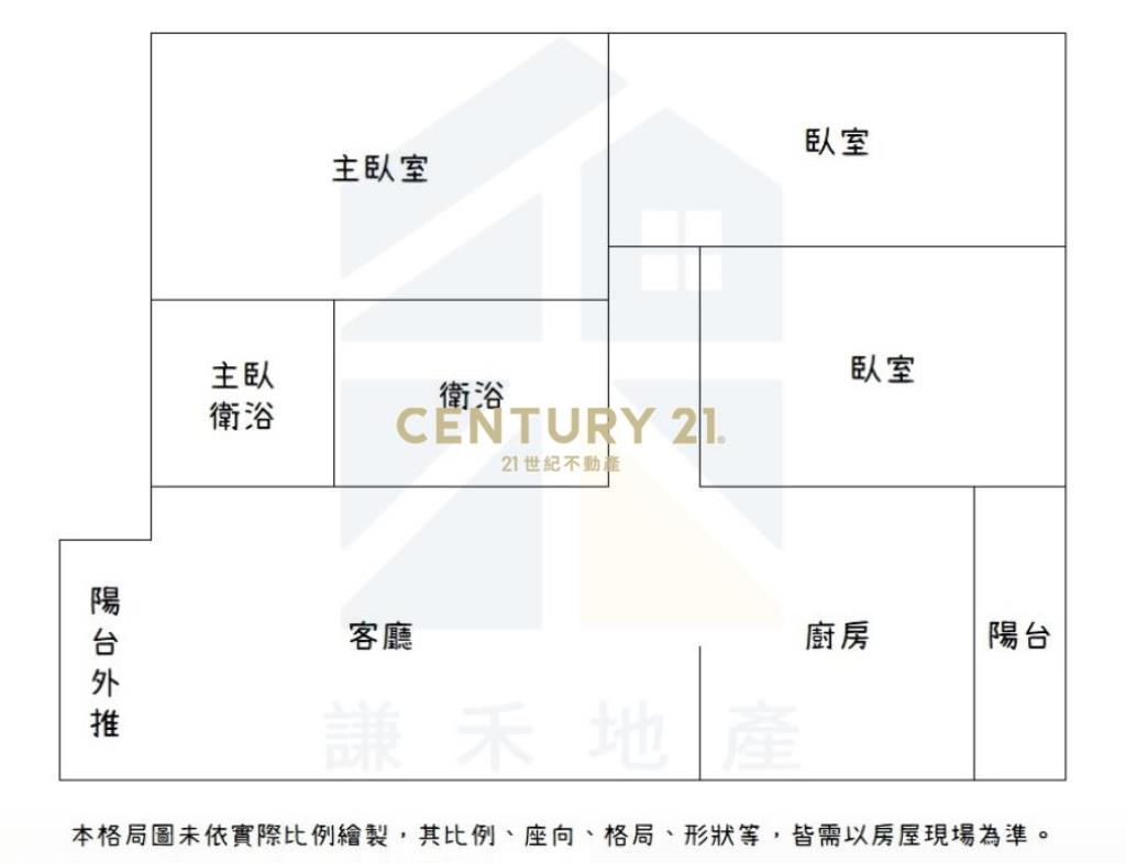 近楊梅火車站溫馨美三房公寓