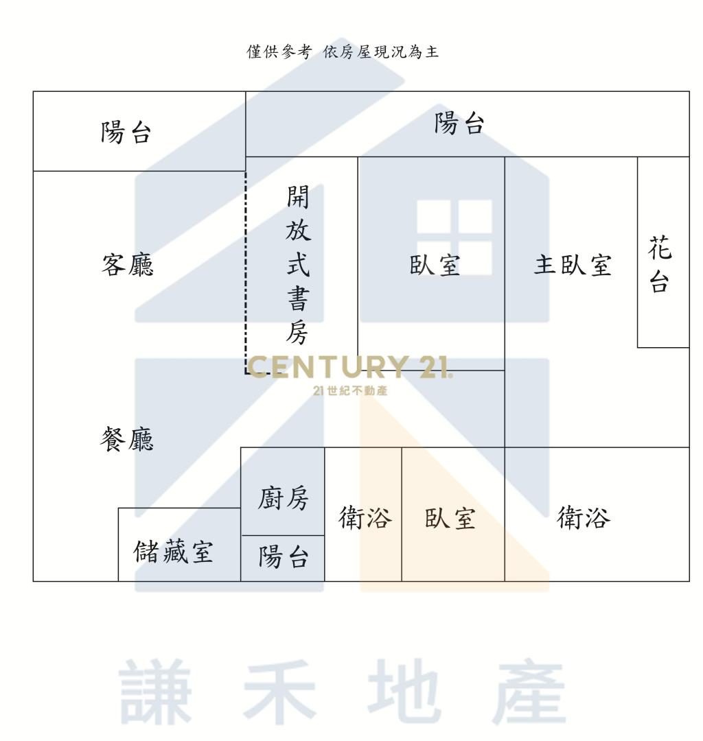 美居上景★三面採光景觀3+1房車