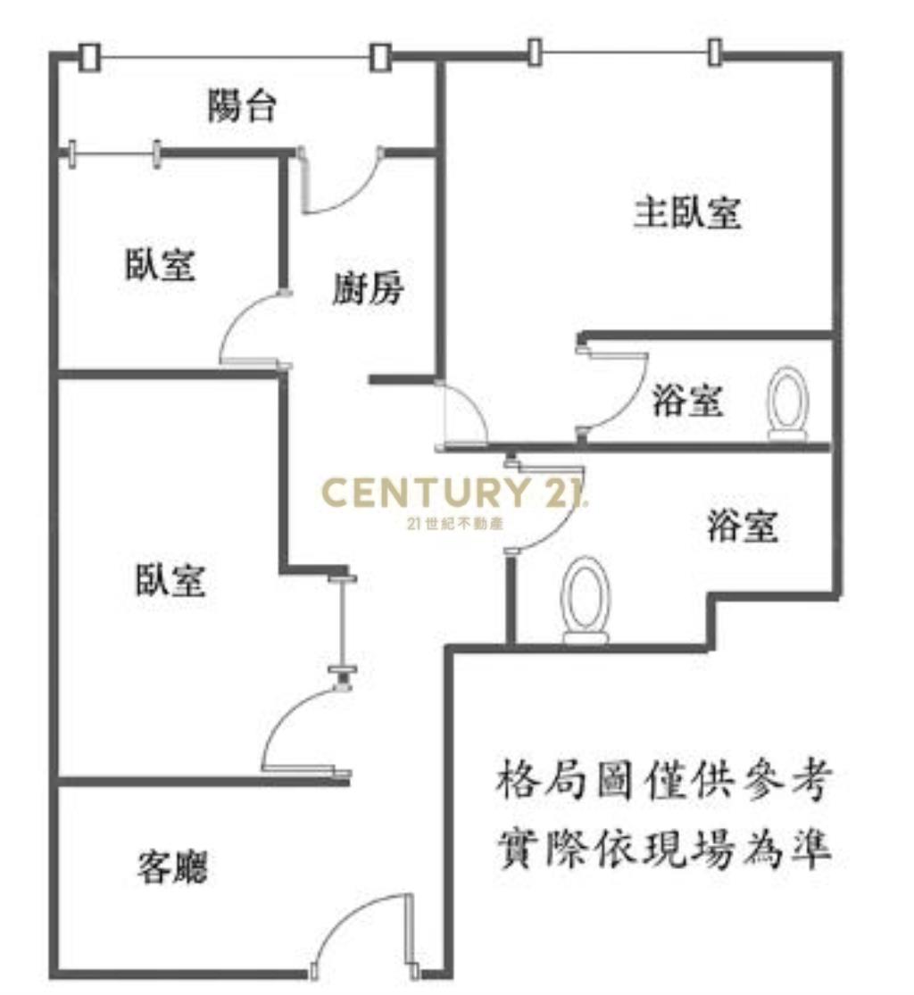 桃園市區超美三房公寓