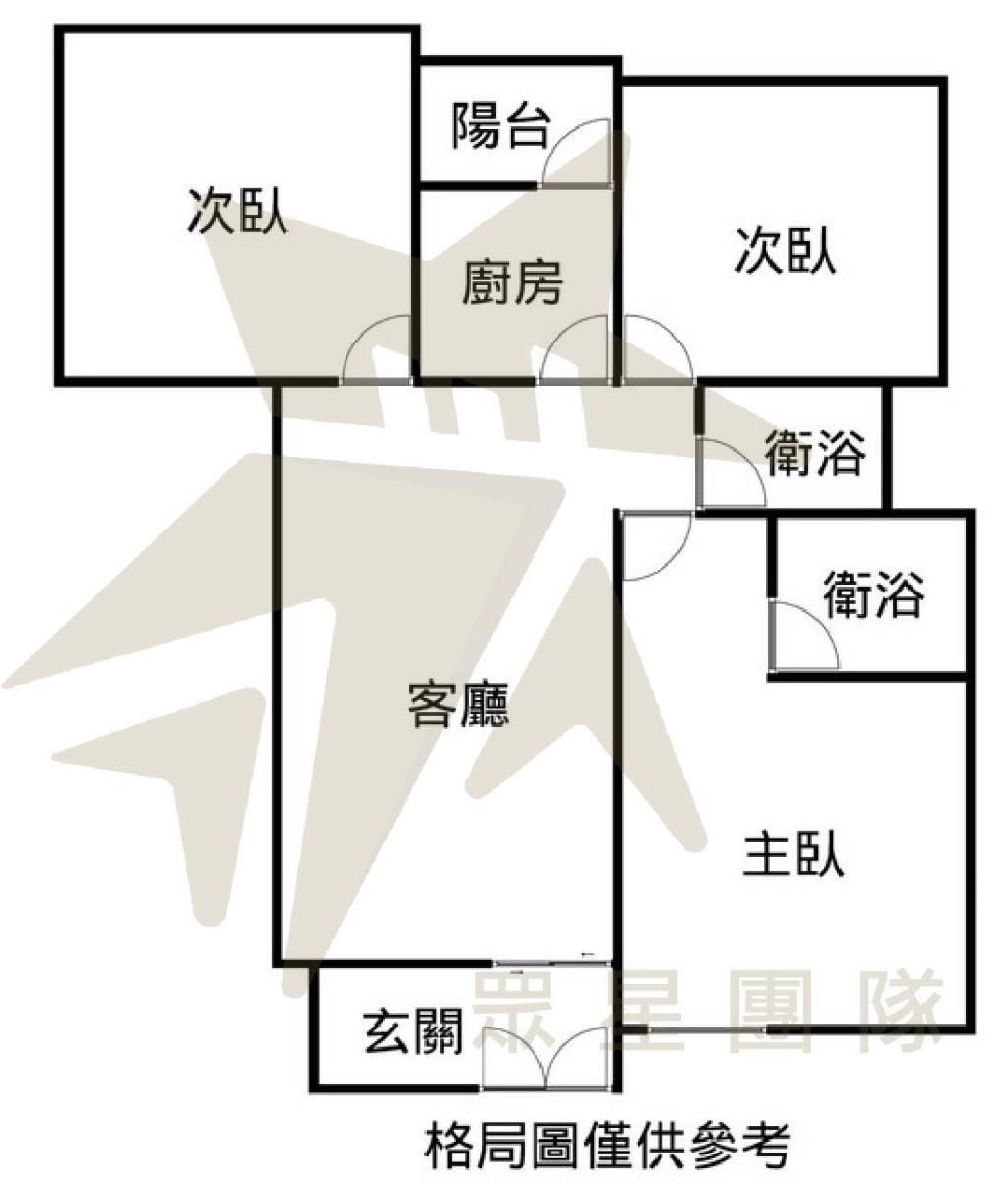 龍潭建行路美3房雙車位