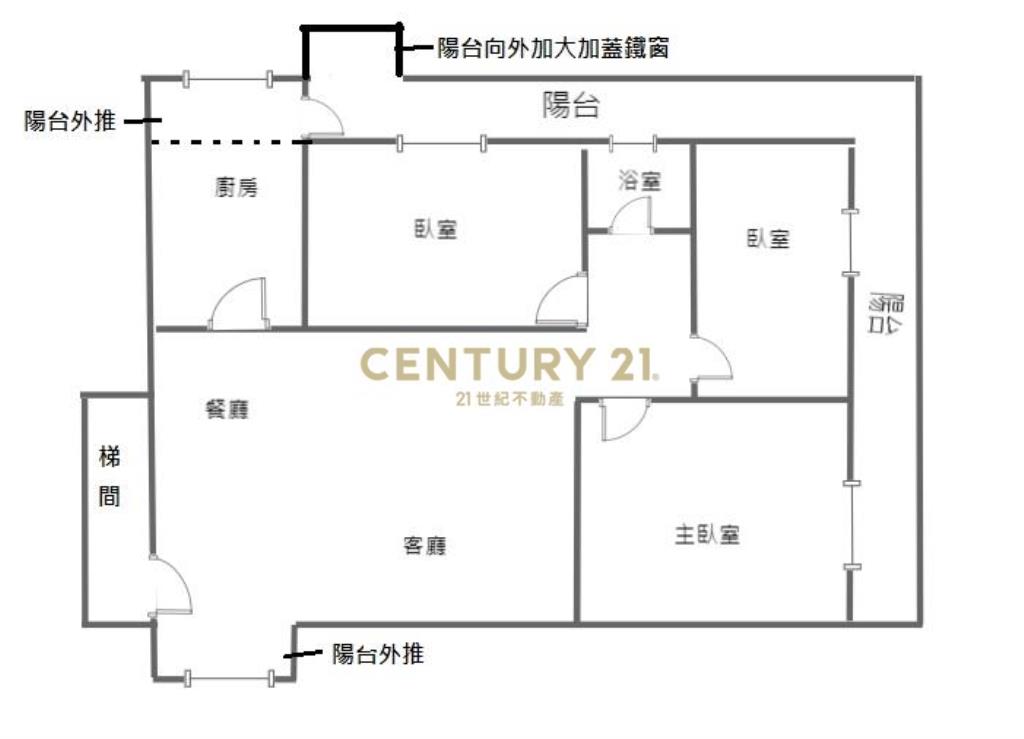 (3412)景平捷運站美3房