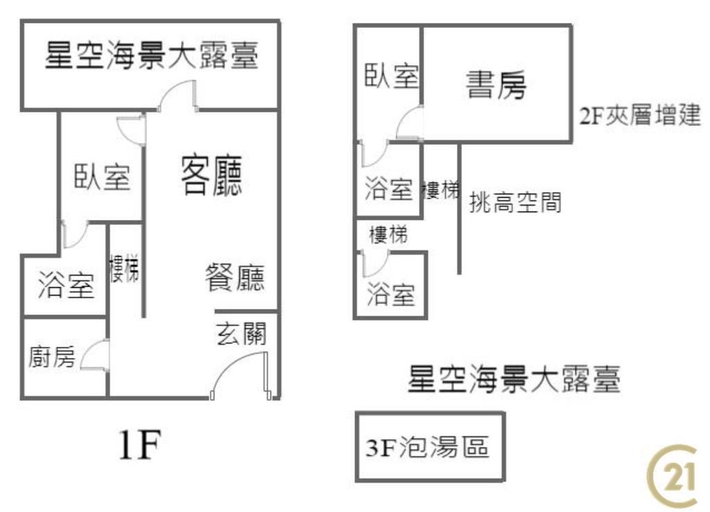 DA559村野座山面海大露台星空溫泉宅