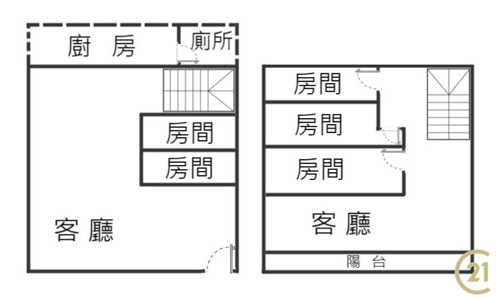 DE096內城大面寬足坪農地贈懷舊農舍