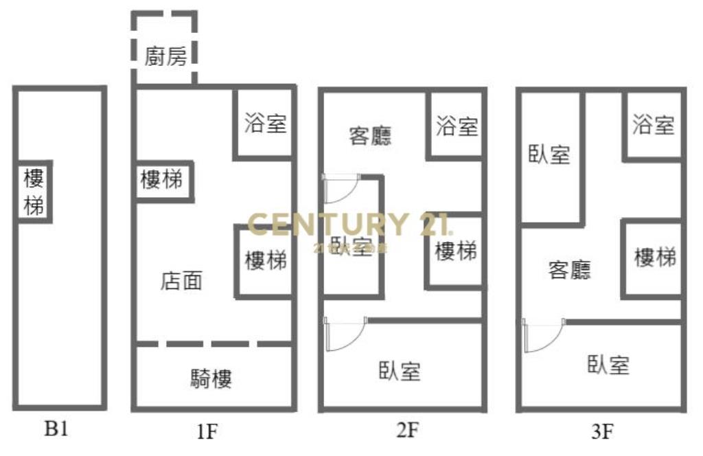 CB283新月黃金店面