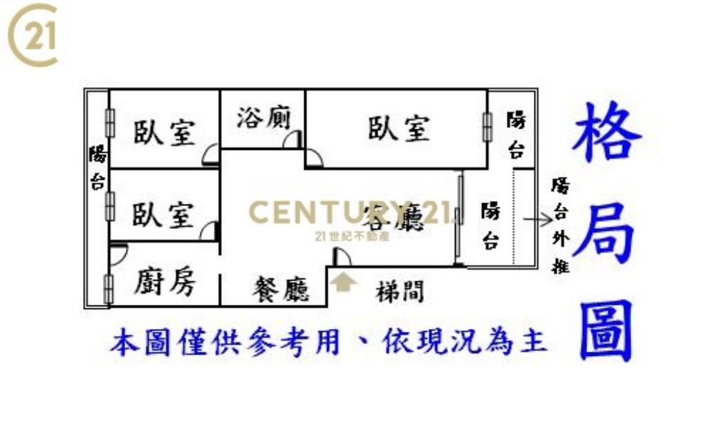 AR119新莊建中街前後陽台大3房公寓