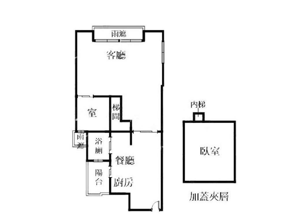 ㊝極上學挑高綠景二房車2