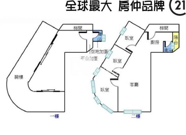 ㊝正重慶路三角窗1-2樓