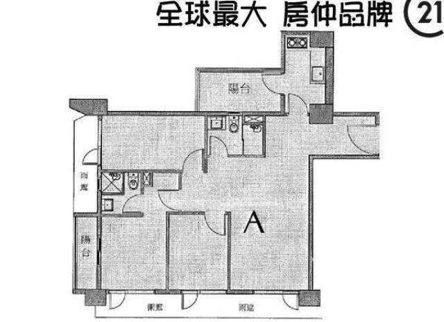 ㊝美麗華商圈香榭電梯三房