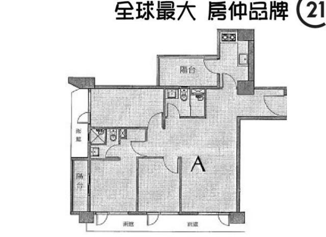 ㊝美麗華商圈香榭電梯三房1