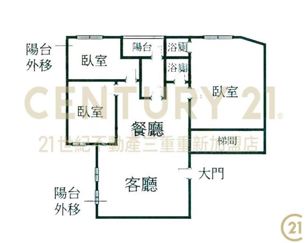 三和國中站自強路漂亮電梯3房