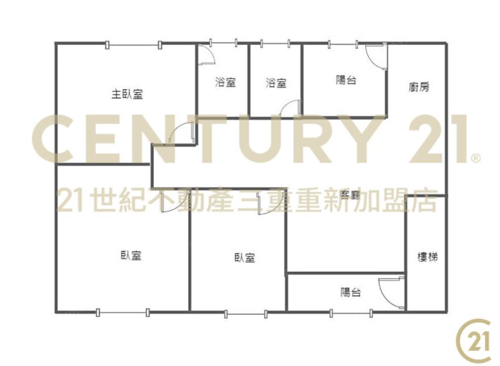 永福永安方正3房公寓2樓