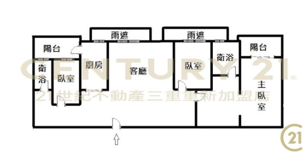 先嗇宮站高層樓3房車