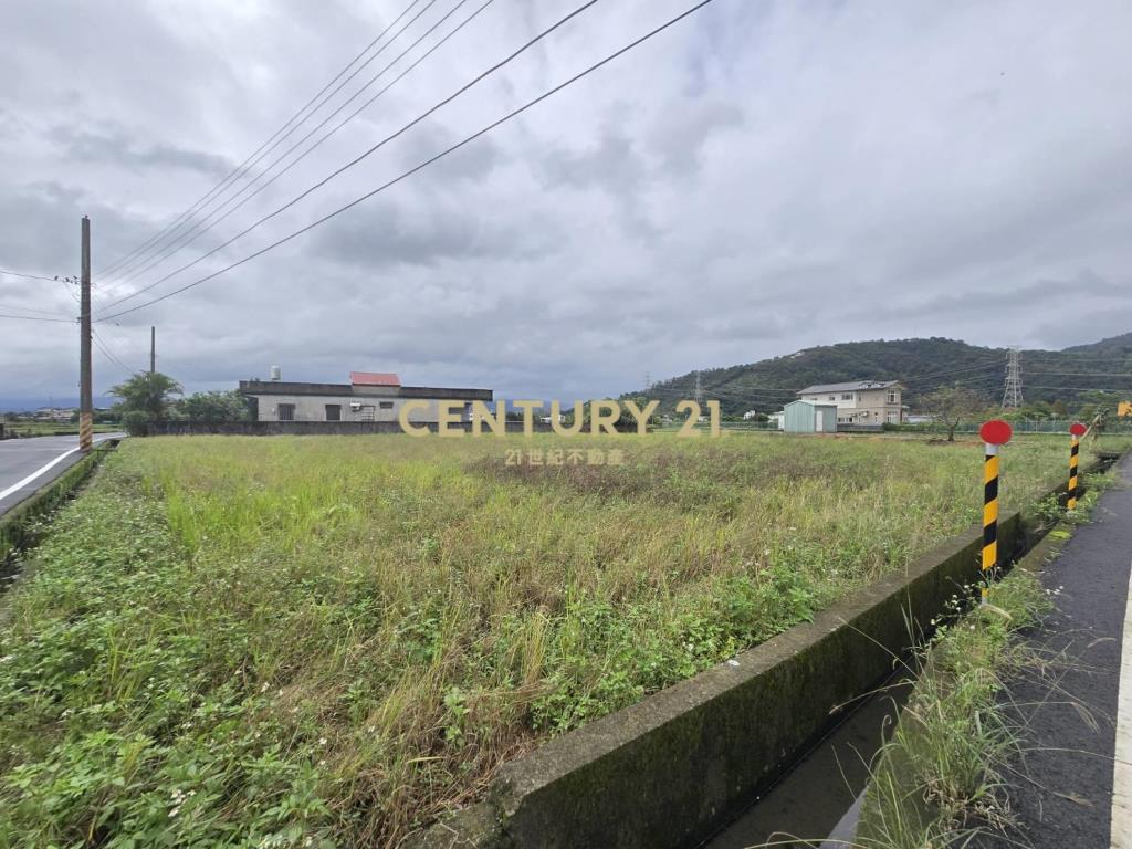 IC130員山大湖大面寬雙面路方正農地