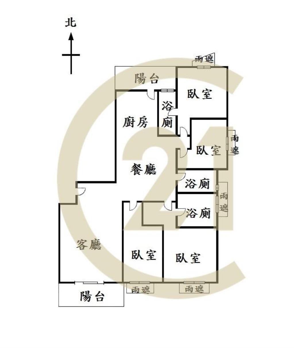 五權光河大四房平車