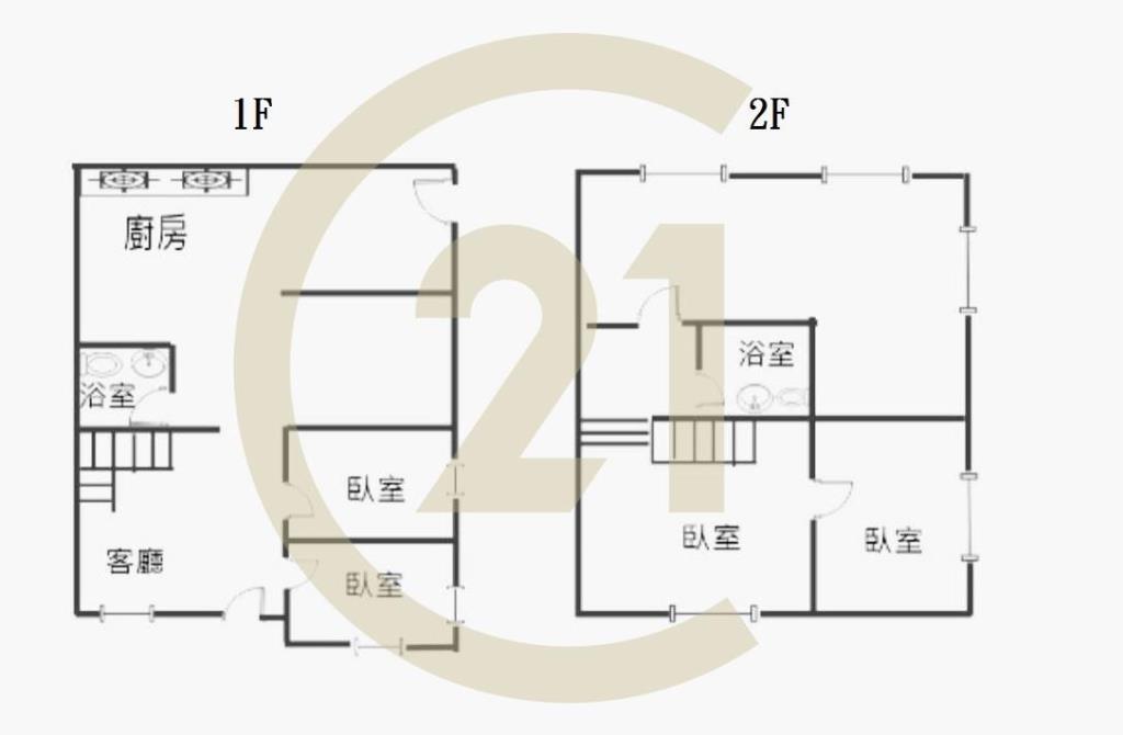 北屯市場45坪大地坪稀有透天