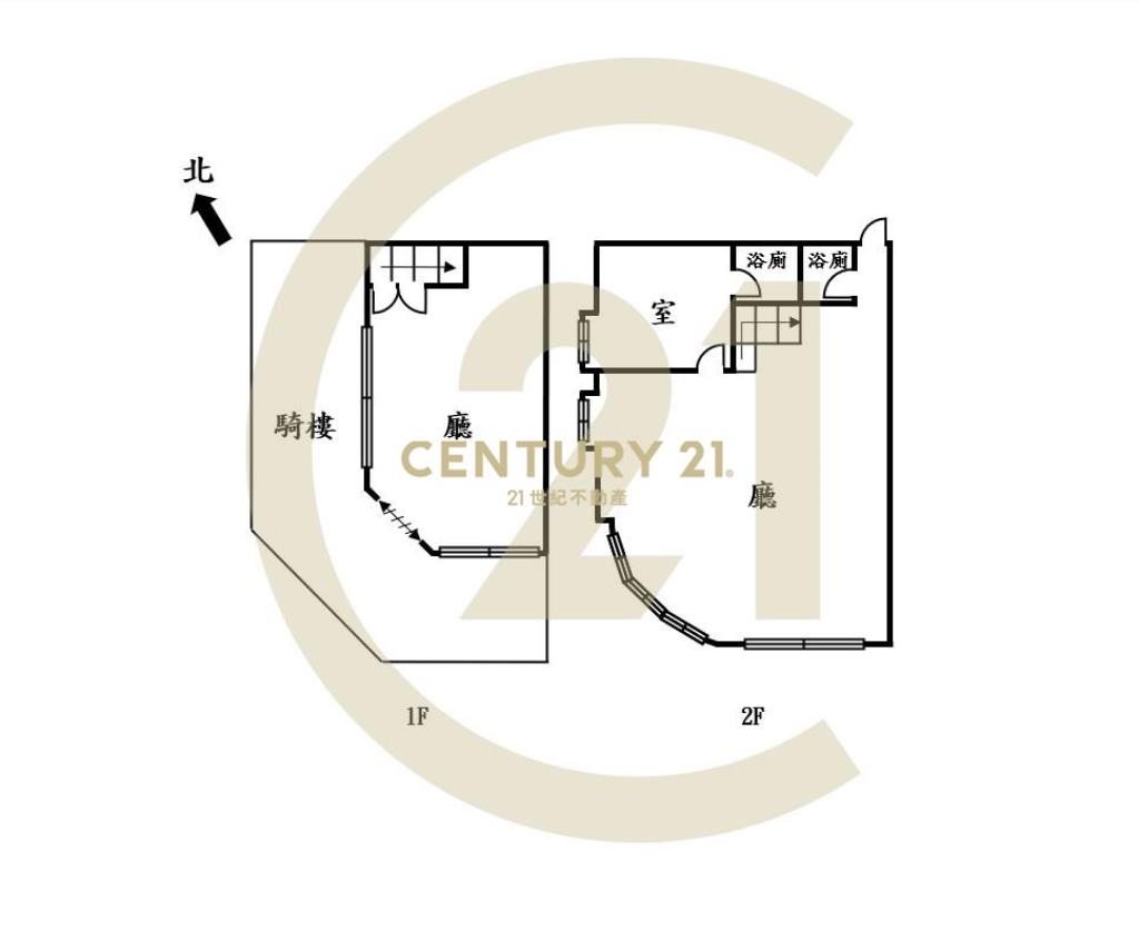 20米三角窗金店面