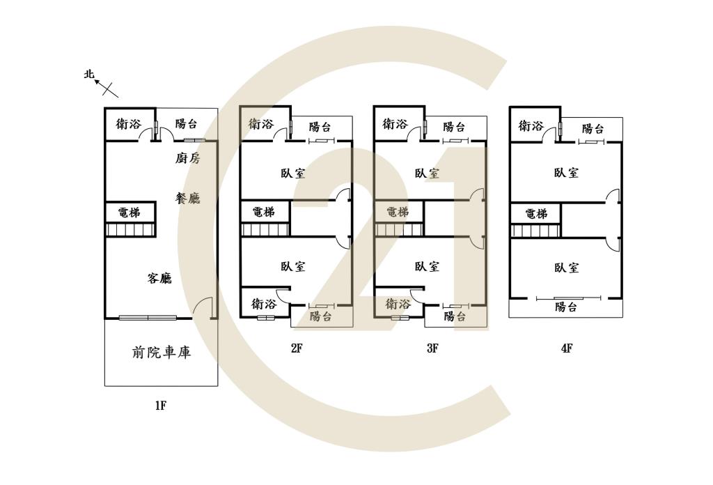 全新完工電梯車庫美別墅