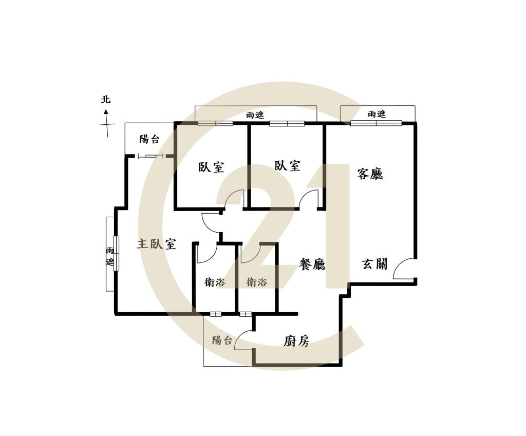 喬立月河精裝三房