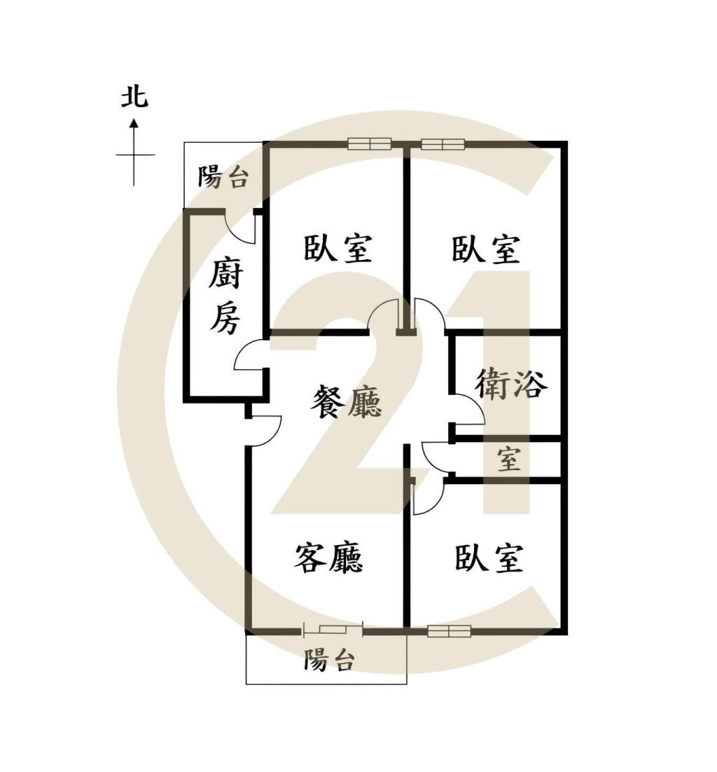 勤美公益商圈漂亮美寓